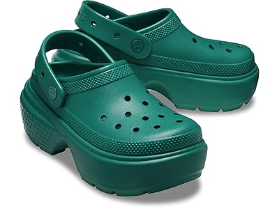 Crocs Stomp Clog Shoes Emerald