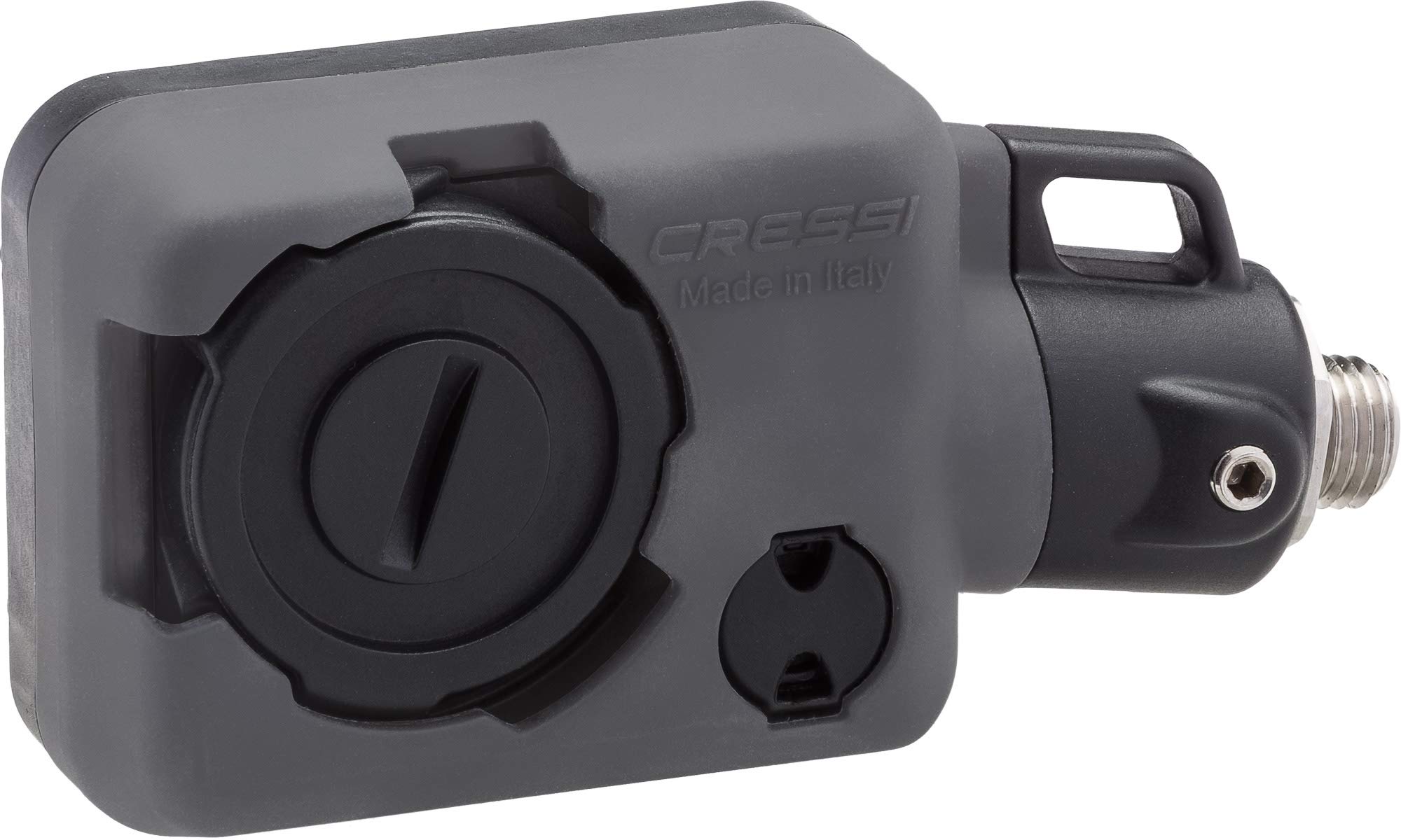 Cressi Digi 2 Manomètre Jauge de Profondeur Thermomètre Montre de Plongée Numérique Gris