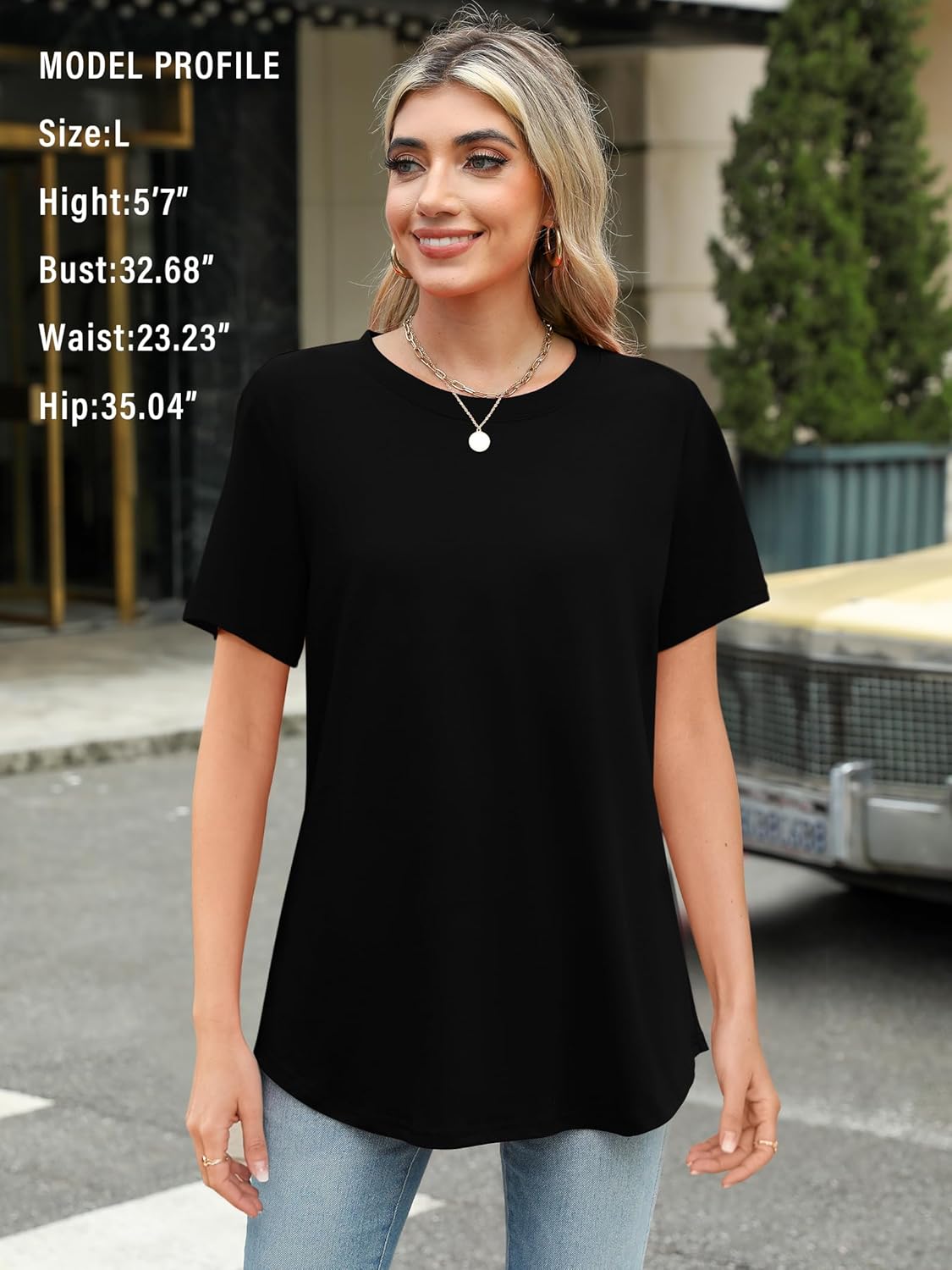 Stylisches Elesomo Damen Longshirt: Perfekt für den Sommer!