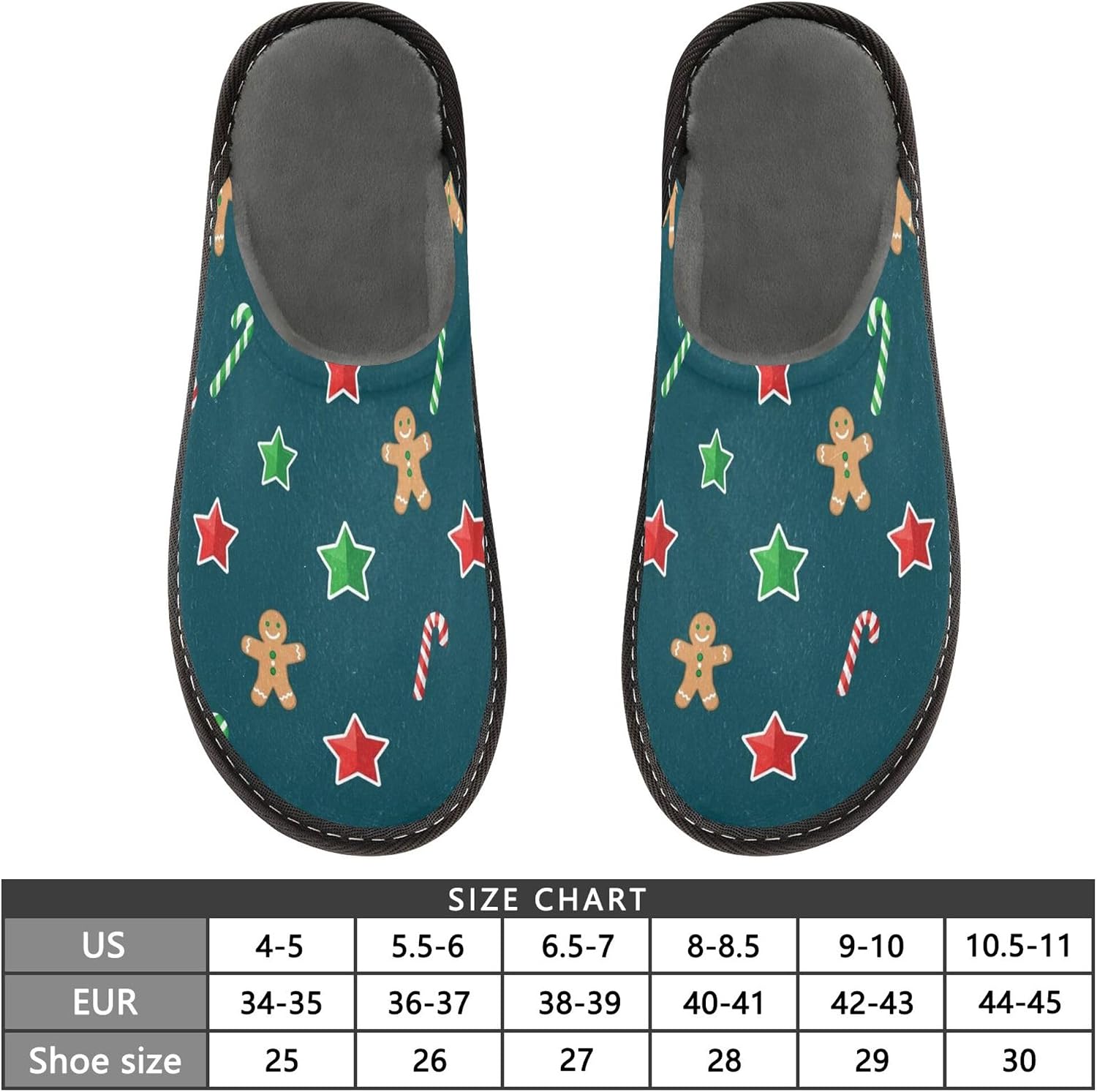 Women Slippers Memory Foam Slipper Shoes Warm For Indoor Home Cozy Christmas image 5