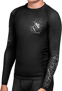 Hayabusa Geo Kids BJJ Rash Guard Boys and Girls Long Sleeve Price In India