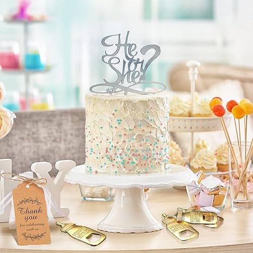 Vista 14 de CHENGU Abridores de botellas para baby shower, recuerdos de devolución para invitados, abridor de botellas y recuerdos con bolsas de organza