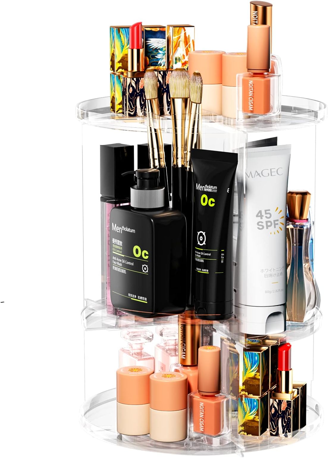 Cq Acryl Make-up Organizer Mit 14 Schubladen – Stapelbare Aufbewahrungsbox Für Kosmetik & Hautpflege