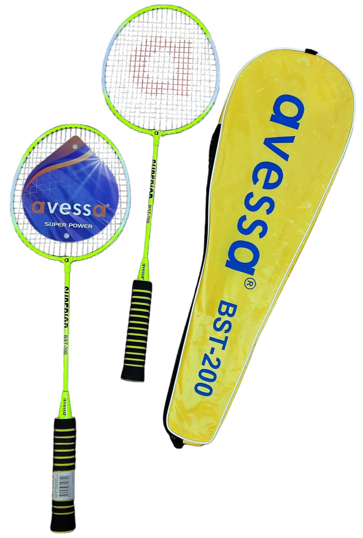 Avessa Badminton Raket Seti Sarı