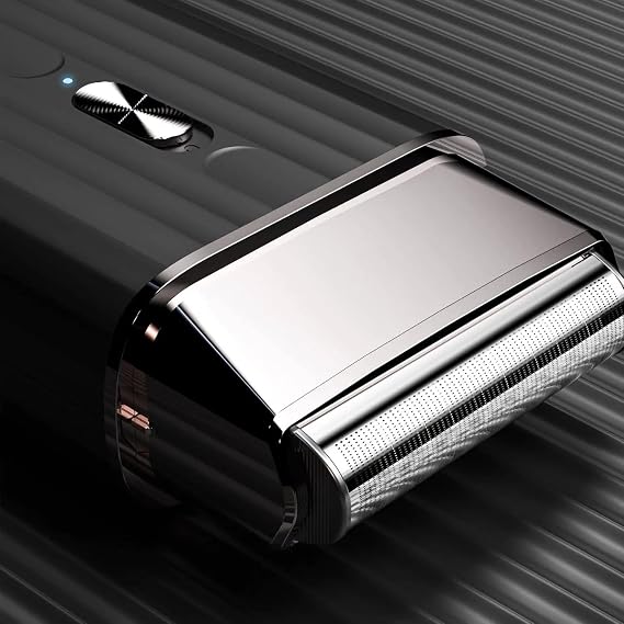 JRL Onyx Professional Foil Shaver SH2301 for Barber Hair Finishing, Magnetic Levitation Motor 8000 RPM, Ultra-Thin Foil Shaver for Bald Fades, Neckline & Face, Corded/Cordless Runtime 3 Hours, Black