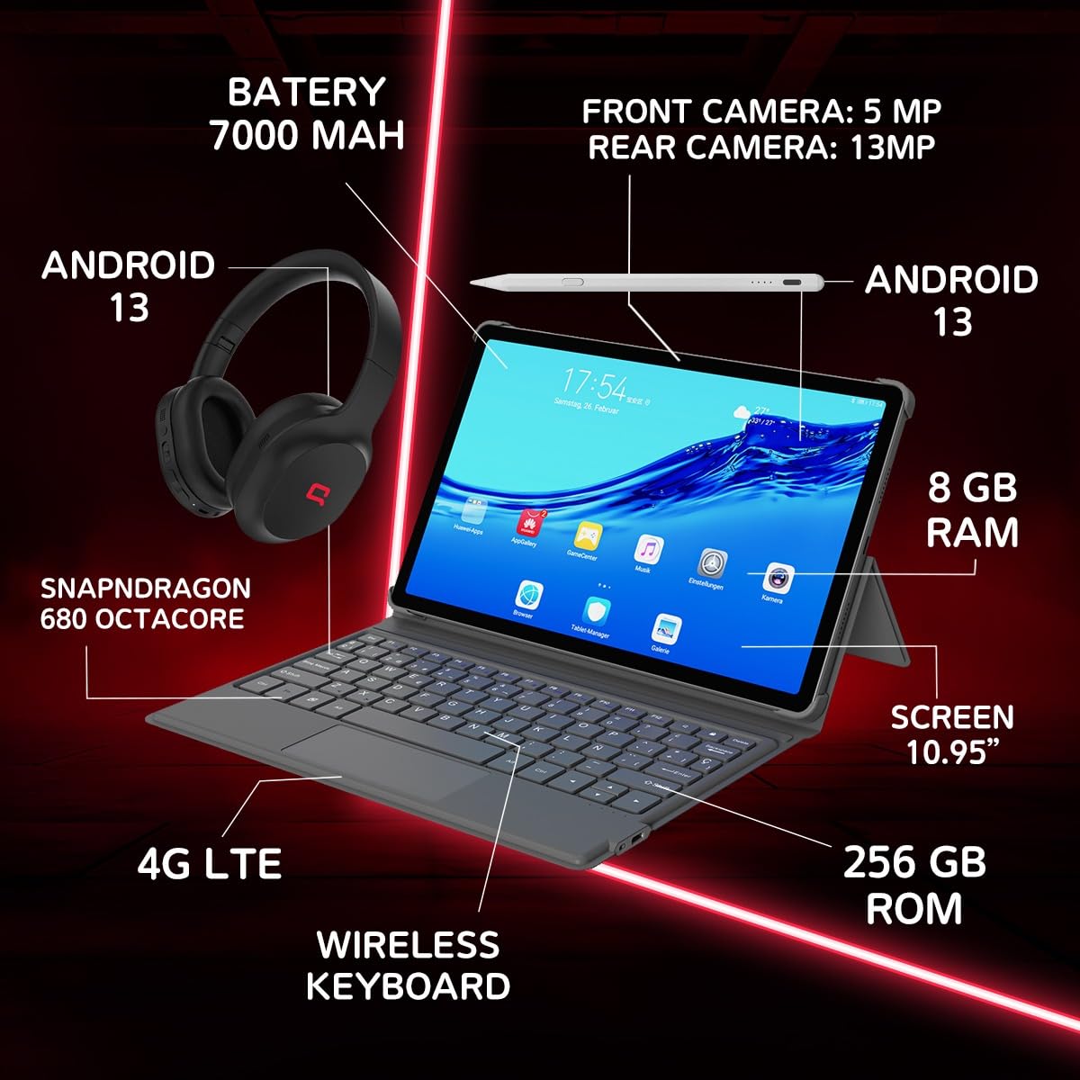 Compaq Qtab PRO Tablet 11 Case Included Tablet Seychelles 3 thumbnail image