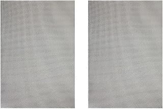 ccHuDE 2 Pcs Stainless Steel Wire Mesh Sturdy Metal Mesh Sheets No Rust Mesh Screen Completely Welded Mesh Heat Resisting Wire Mesh for DIY Projects