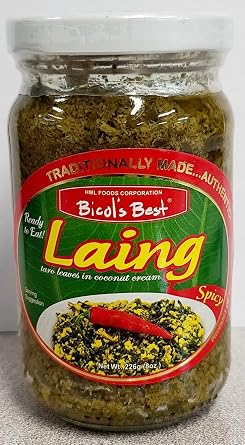 Bicols Best Laing Spicy 8 oz- Ready to Eat 2 Bottles