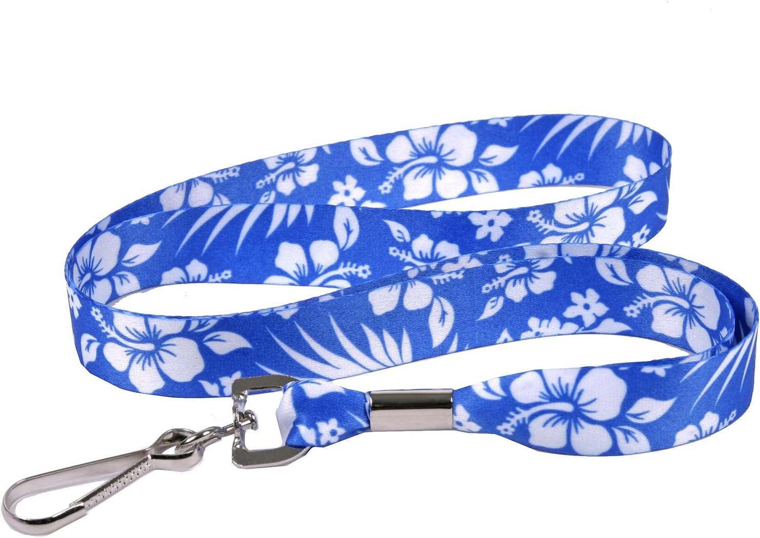 Yellow Dog Design Aloha Hawaiian Tropical Flowers Lanyard Blue Office Products