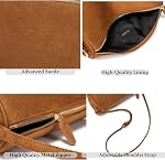 JOLLQUE Sac à dos pour femmes, petit embrayage barrique de luxe, sac à main Suede Purse, sacs à épaule d'hiver d'automne avec fermeture éclair