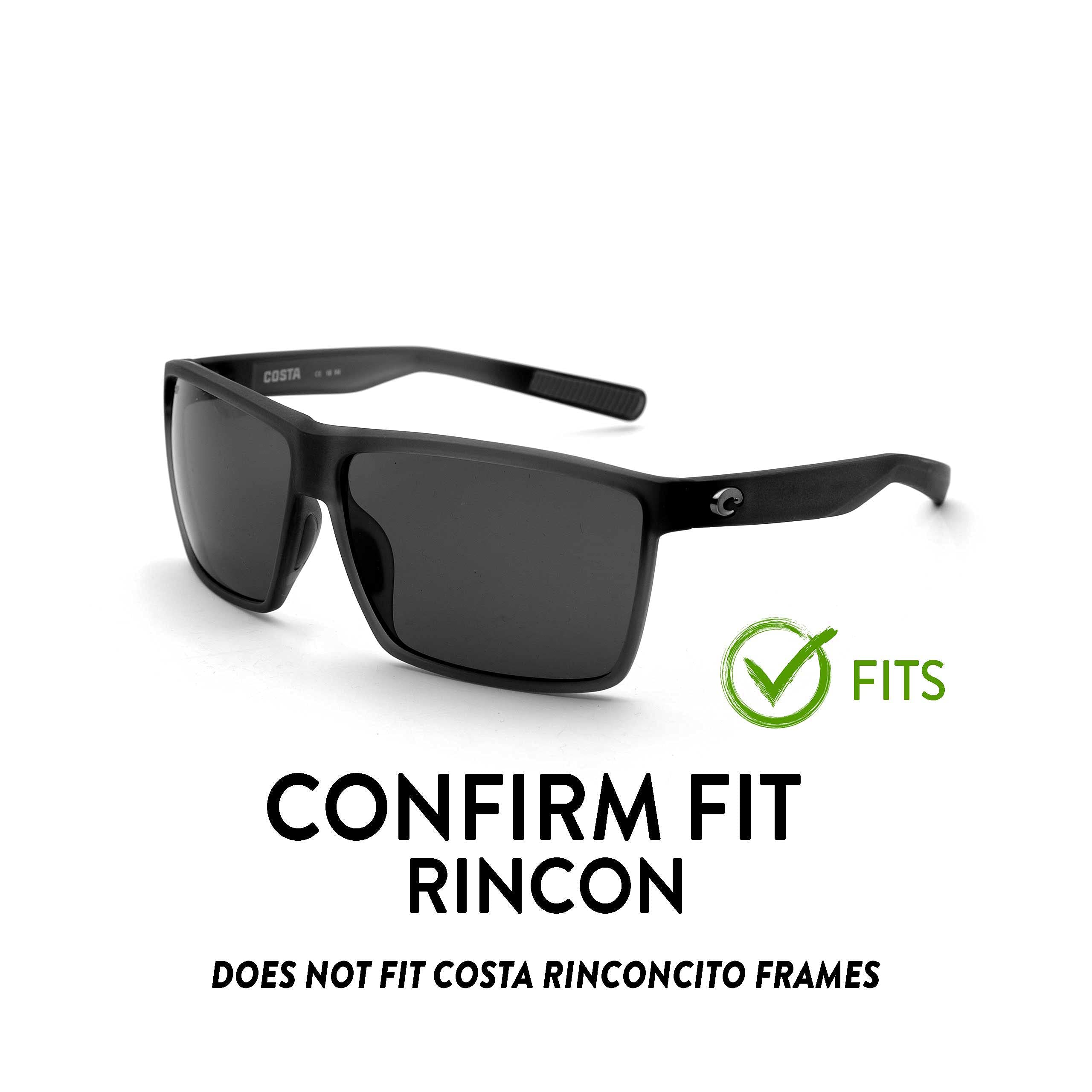 Apex Lenses Polarized PRO Replacement Lenses for Costa Rincon Sunglasses (Ice Blue)