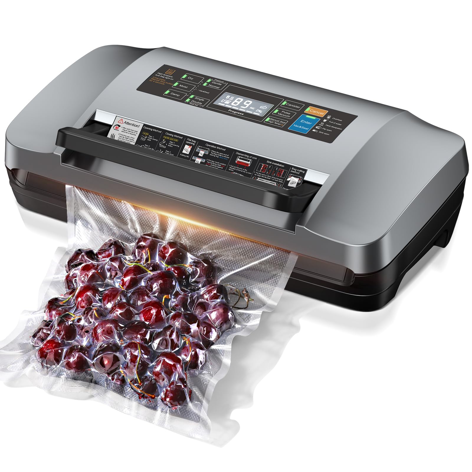 vacuum food sealer 真空パック機 Amazon.co.jp: 真空パック機 フードシーラー 真空パック器 家庭