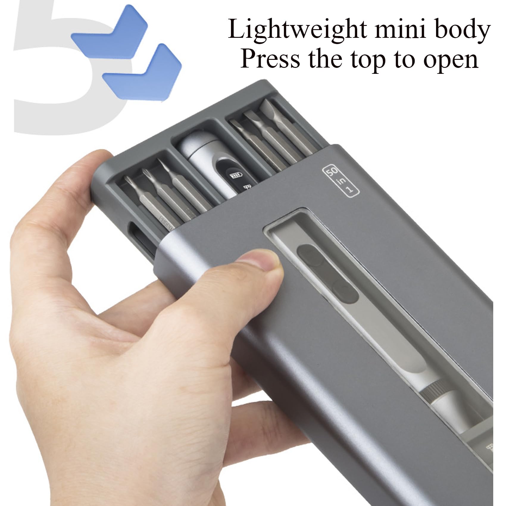 Set Di Cacciaviti, Kit Di Strumenti Di Riparazione Cacciavite Magnetico Di Precisione 50 In Uno, Cacciavite Multifunzione Portatile Per Occhiali/orologio/laptop/telefono/elettronica