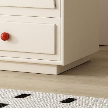 Exquisite Bedside Table Floor Standing Solid Wood Nightstands with 2 Drawers Bedside Cabinet 35/40/45/50cm Bedside Dresser