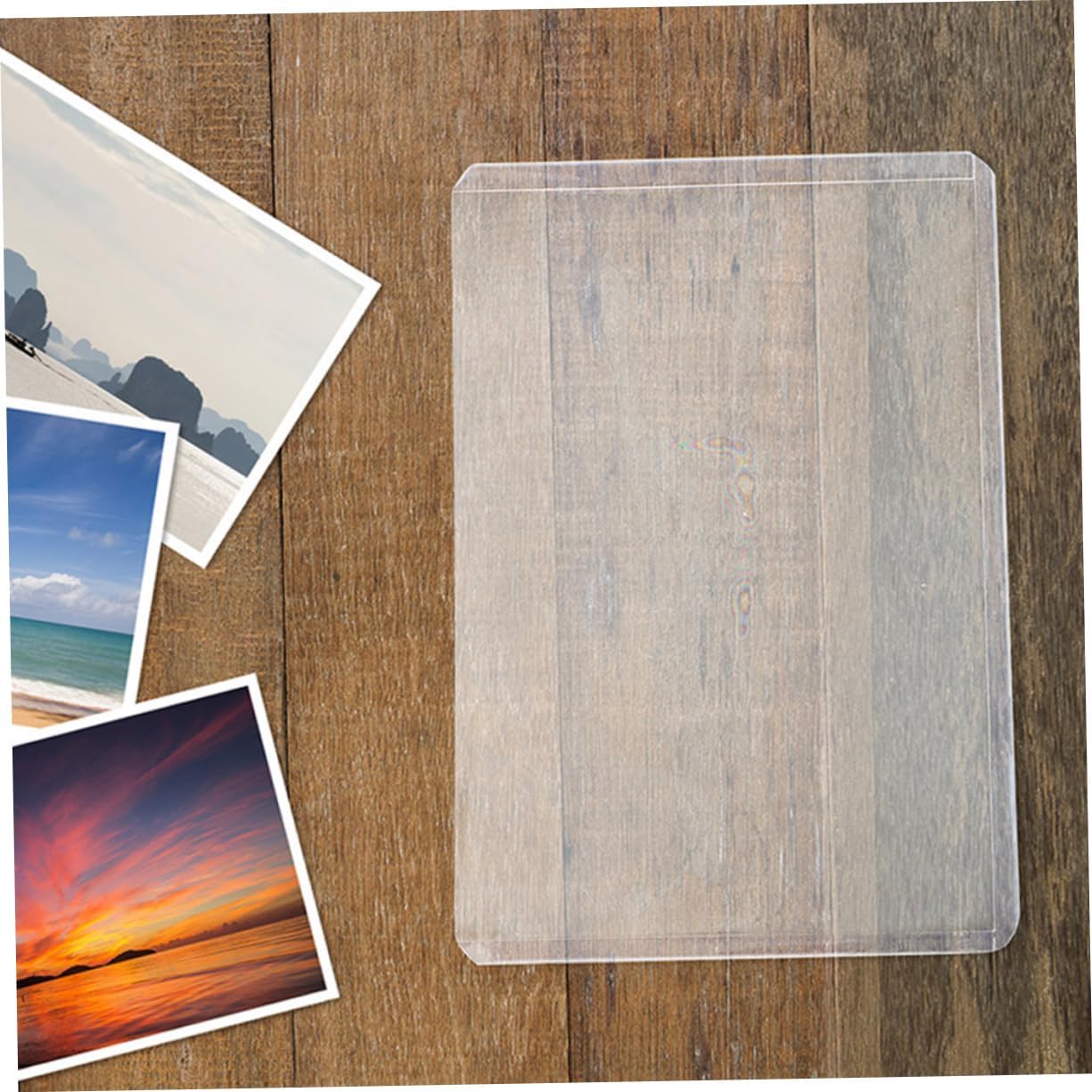 150pcs Transparent Card Sleeves -Scratch for Photos Trading Cards Top-Open Design for Easy Access for Collectors and Organizing Your Collection