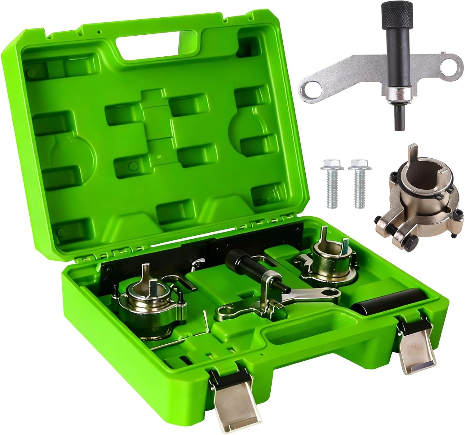 GM Camshaft Timing Tool Kit for 1.0L 1.2L Ecotec Engine, Compatible with Chevrolet Onix and Tracker, Replaces CR490 CR490-A, Includes Flywheel Lock and Crank Pulley Holder with 22mm Socket