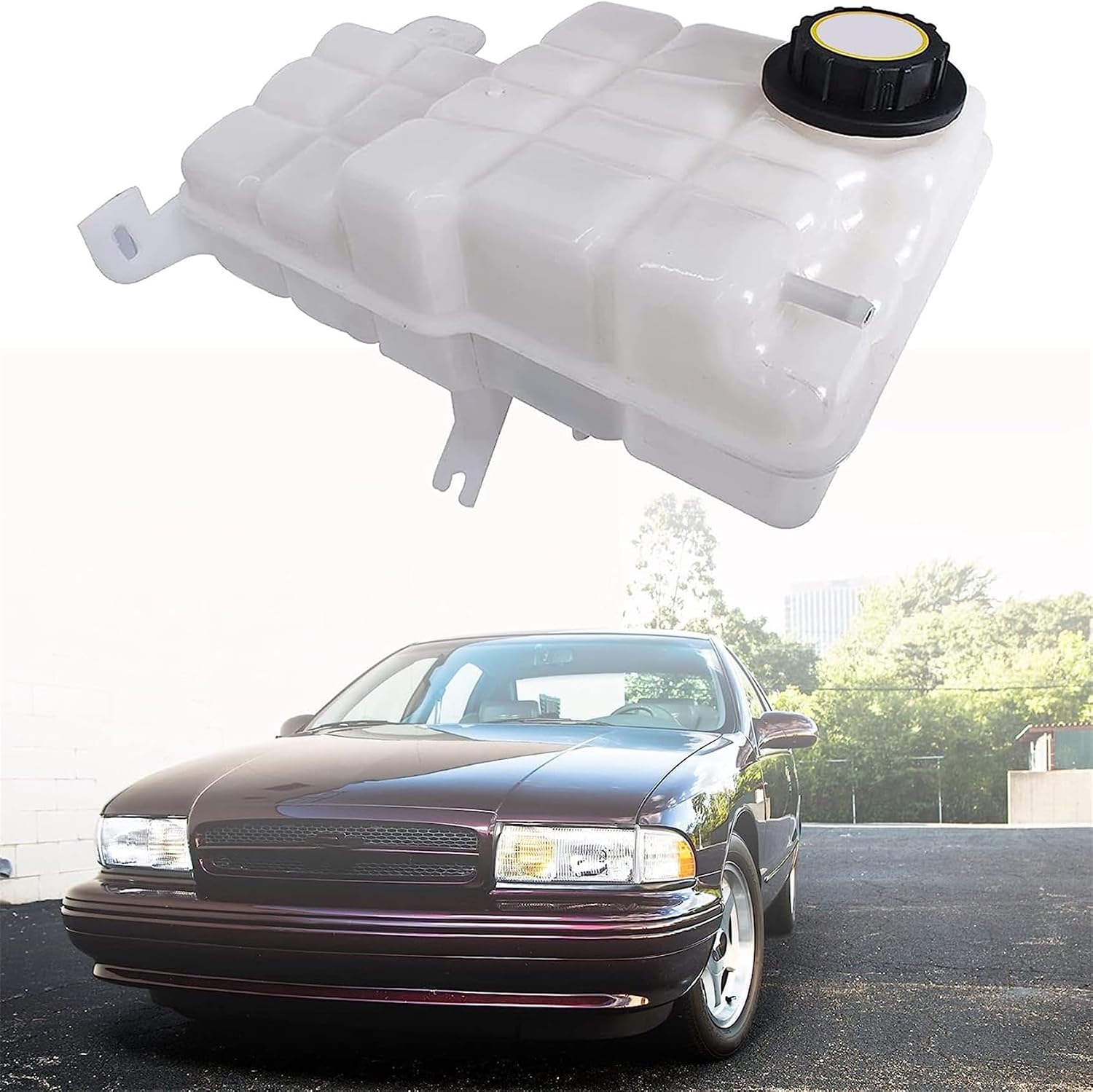 munirater Engine Coolant Reservoir Bottle Tank Replacement for 94-96 Chevrolet 12528777