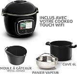 Moulinex Cookeo Touch Wifi, Smart High Pressure Multicooker, 6 L, Touch Screen, Unattended Cooking, Step-by-Step Guide, 250 Integrated Recipes, Moulinex YY5297FB App - 10