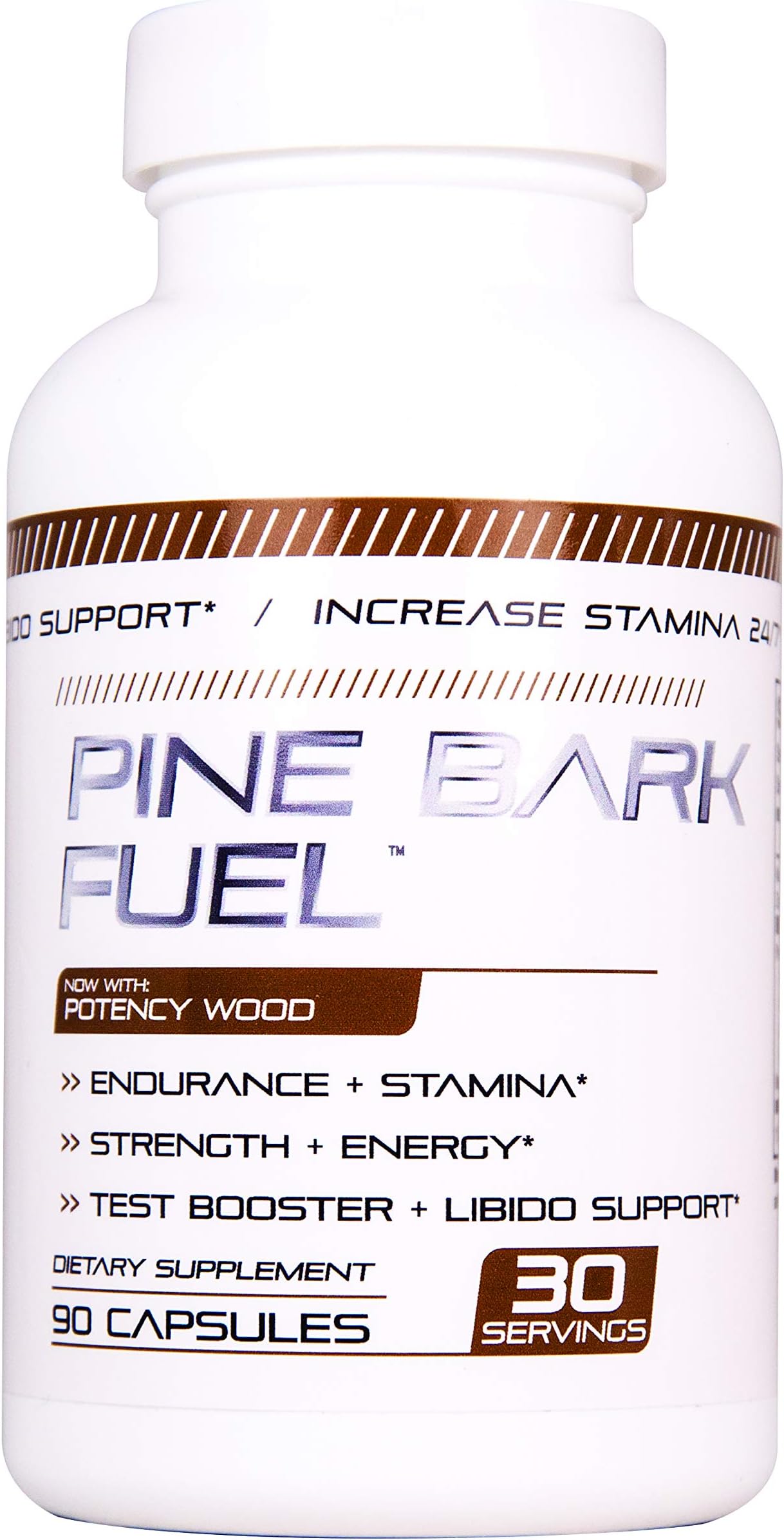 Pine Bark Fuel - Stamina Boost Advanced Supplement - Male Enhancement Formula - Powerful Stamina, Strength, Energy & Endurance Supplement - Supports Healthy Test Training Pycnogenol Pine Bark Complex