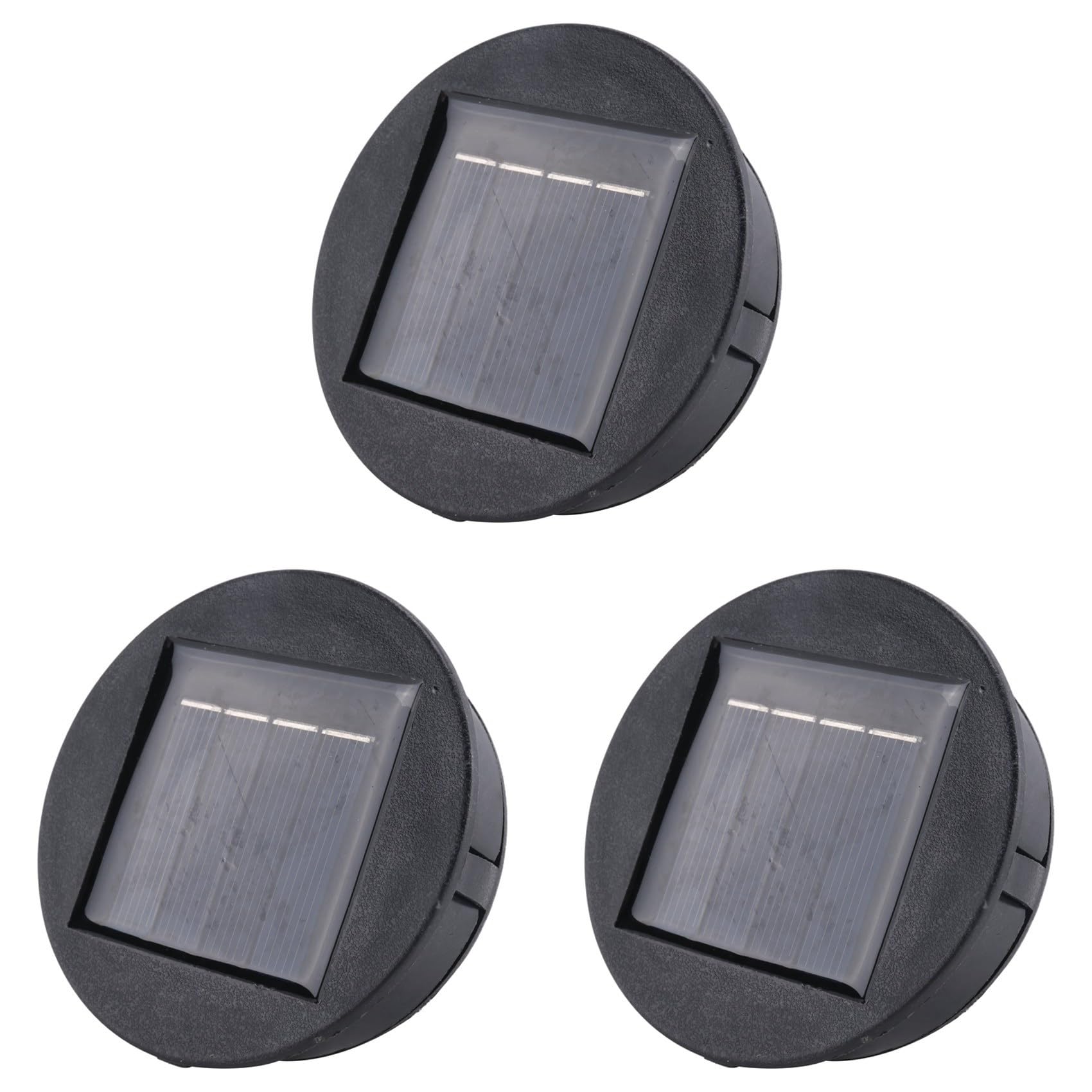 Onchdbfhuu 3X Smart Garden Solar Powered Replacement Round LED Light Box Solar Battery Box Solar Cells Poly Li-Ion Battery Charger