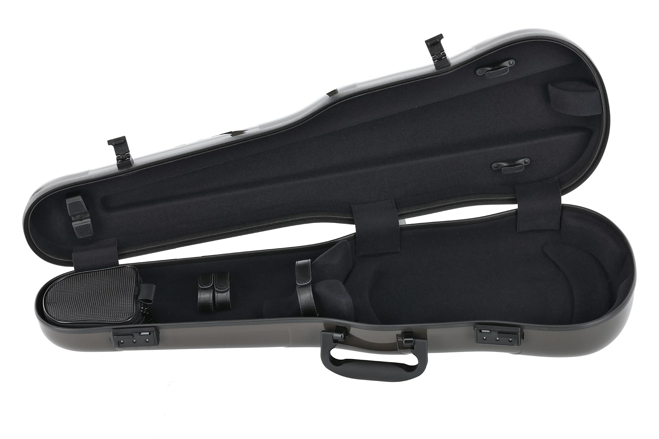 GEWA AIR 1.7 Astuccio sagomato per violino marrone lucido, Made in Germany, alta resistenza agli urti