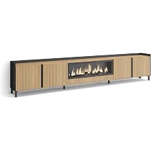 Skraut Home | TV Unit, Stand Cabinet | Entertainment Center | 315x61x35 cm