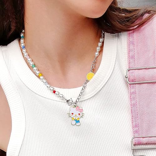 Miniatura 3 de Bonitos dijes de gato, 22 dijes esmaltados para hacer joyas, 11 estilos, pulseras, manualidades colgantes