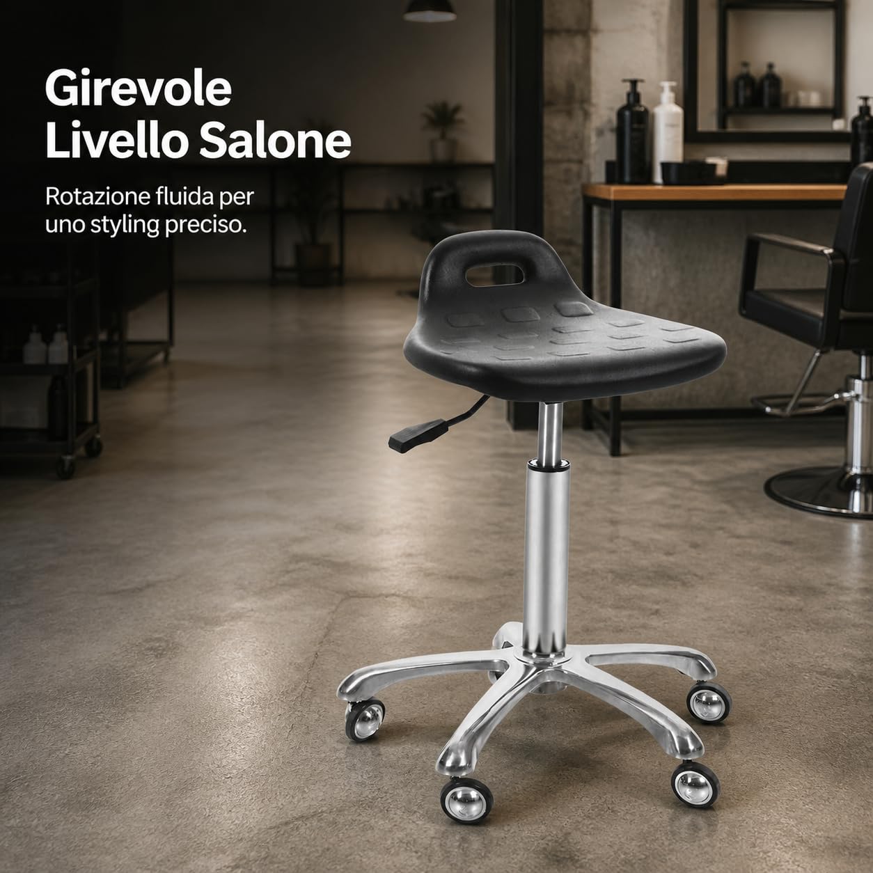 Tabouret Coiffeur Réglable Hauteur