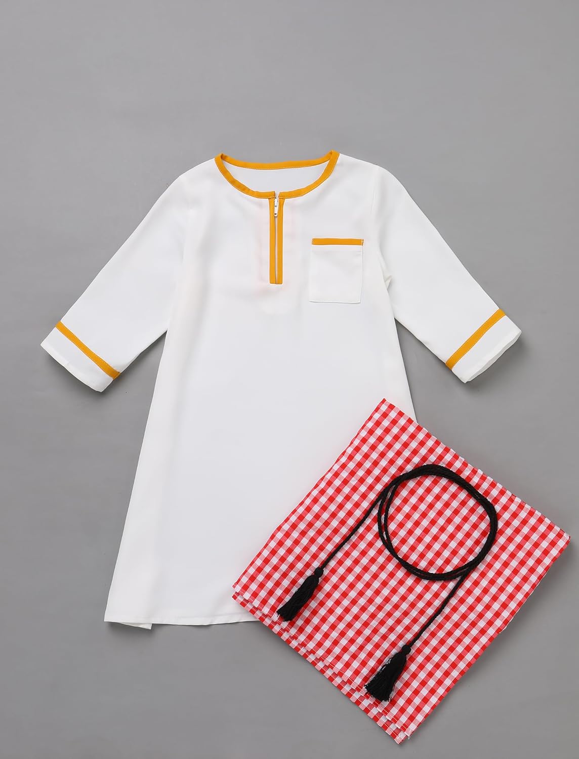 IBTOM CASTLE Newborn Baby Boys Abaya Muslim Robe Saudi Long Sleeve Kaftan Turban Arabic Dubai Eid Ramadan Outfits