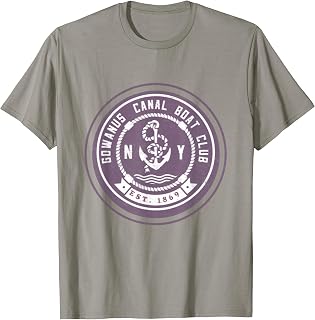 Gowanus Canal Boat Club Funny Brooklyn New York Souvenir T-Shirt