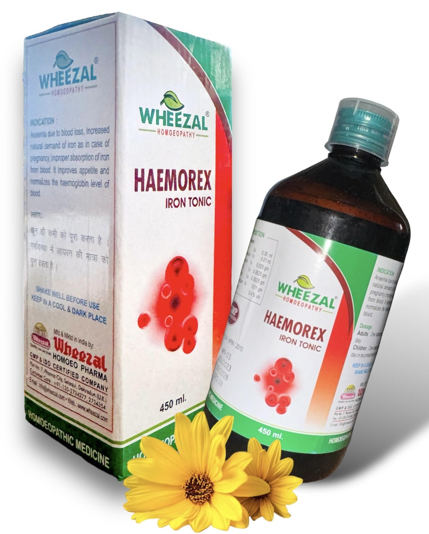 Mefaq-04 Wheezal Haemorex Iron Syp - 450ml - BIG SIZE-image-36
