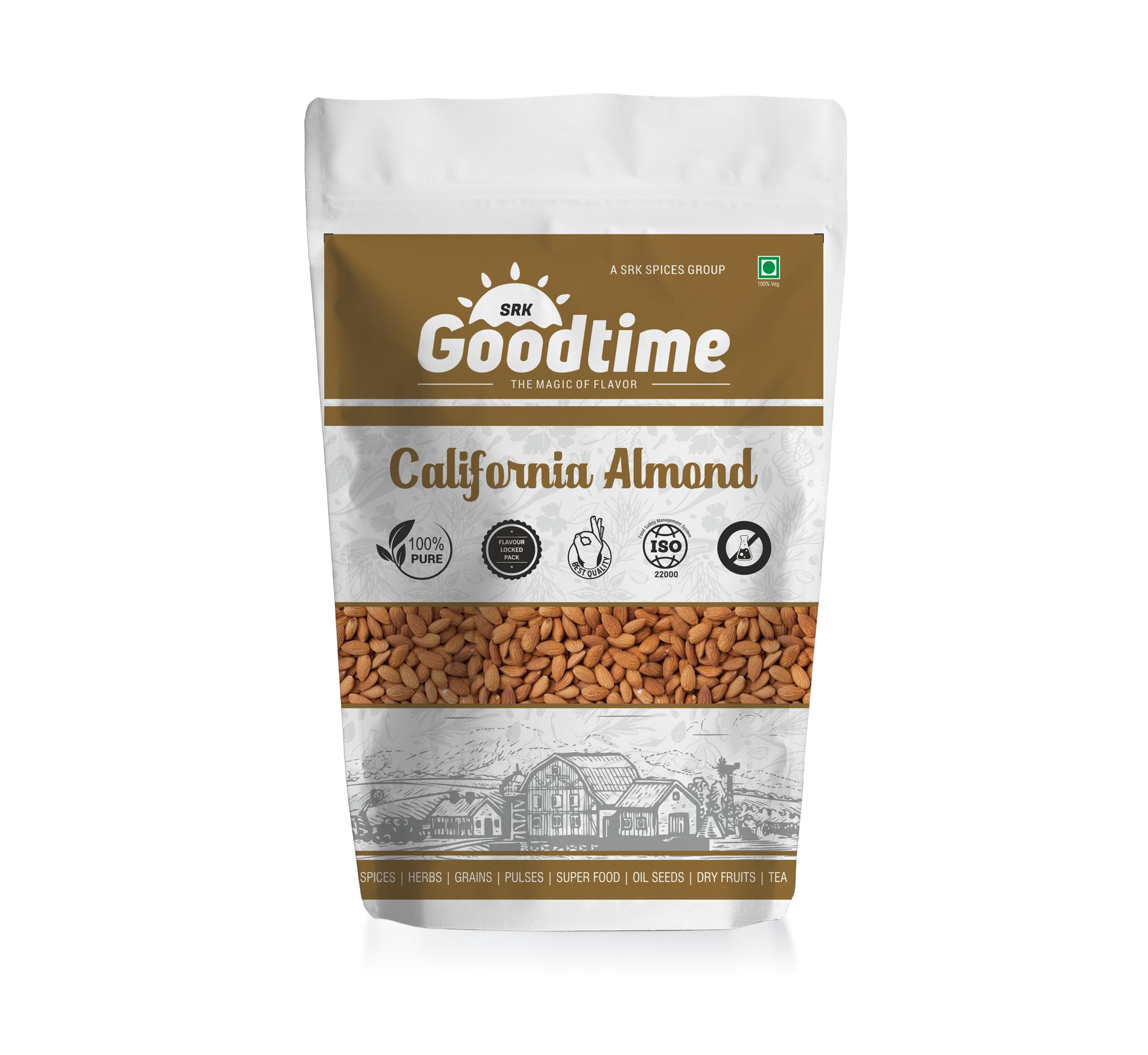 SRKGOODTIME CALIFORNIA ALMOND (500gm) (B0CD87JP2M) Amazon Price History, Amazon Price Tracker