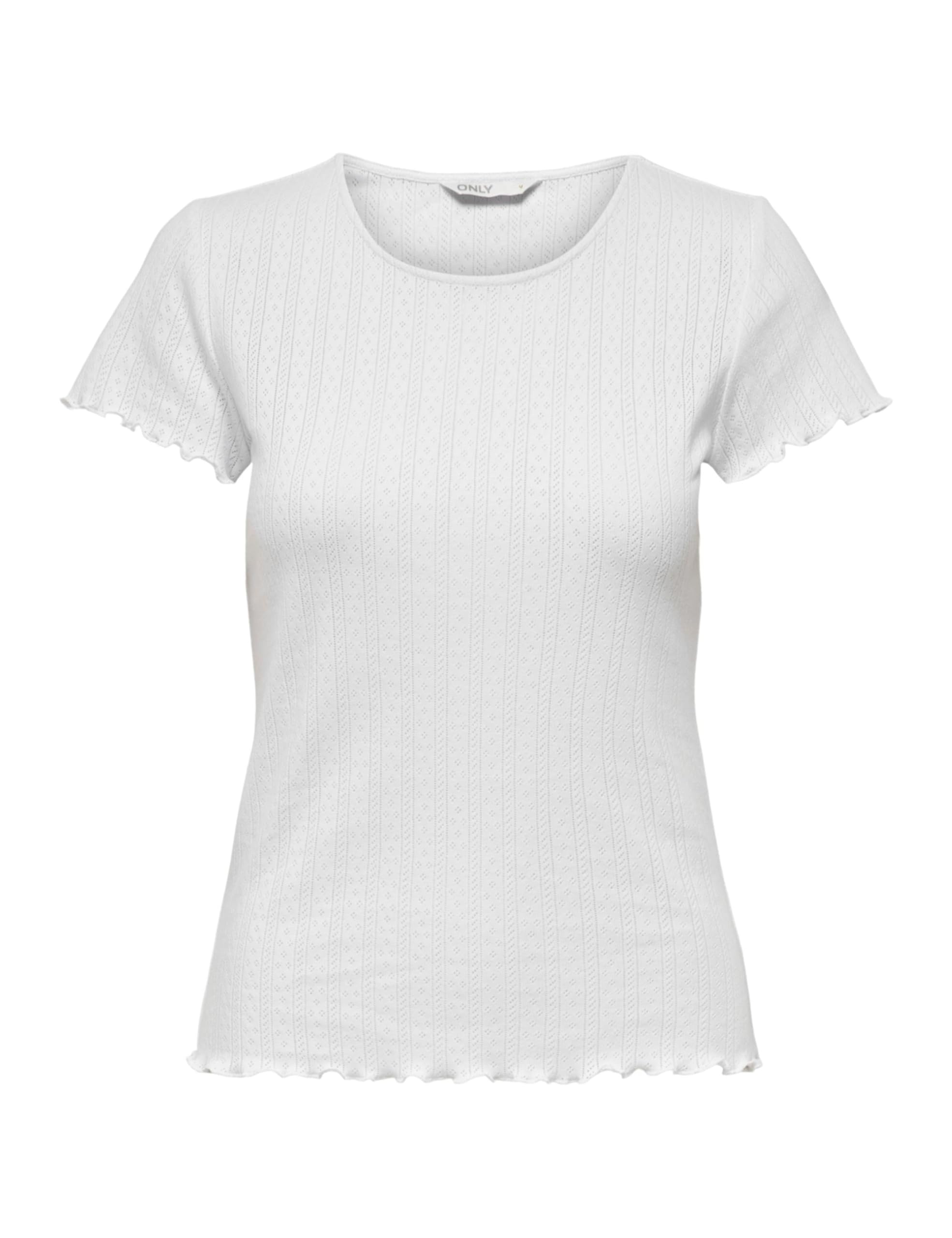 ONLY Damen Onlcarlotta S/S Top JRS Noos, Weiß, XL