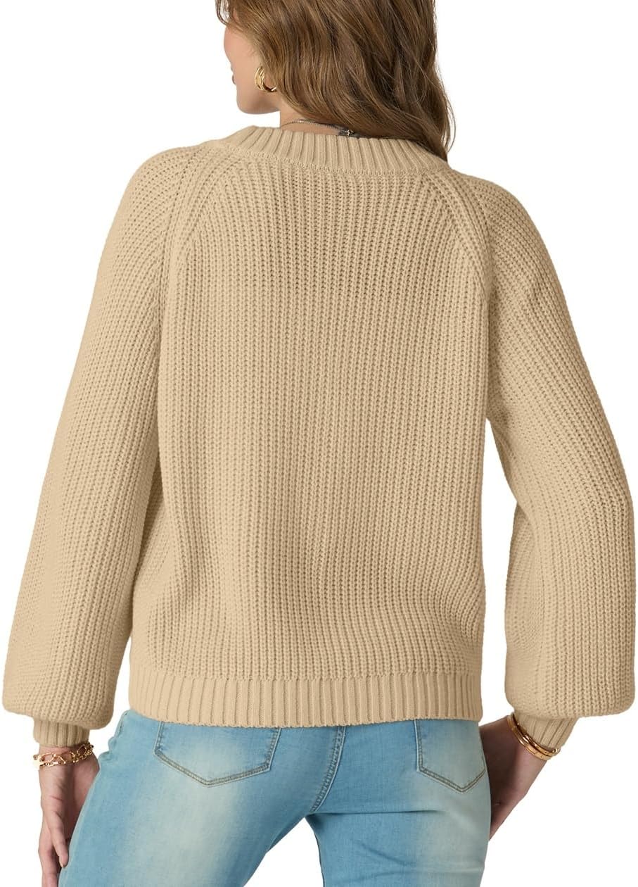 GRECERELLE Women's Cardigan Sweater Thick Knitted Open Front Long Sleeve Button Up Loose Casual Oversized Outerwear, S-2XL - Image 6