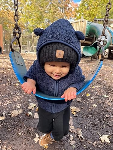 Miniatura 5 de Gorro de invierno con forro polar para bebé, con orejeras, gorro cálido para niños y niñas