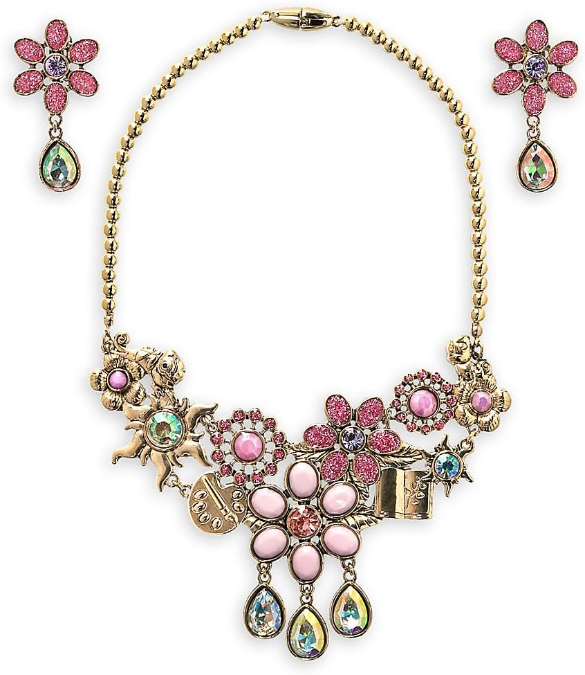 Amazon.com: Disney Rapunzel Jewelry Set Pink: Clothing, Shoes & Jewelry