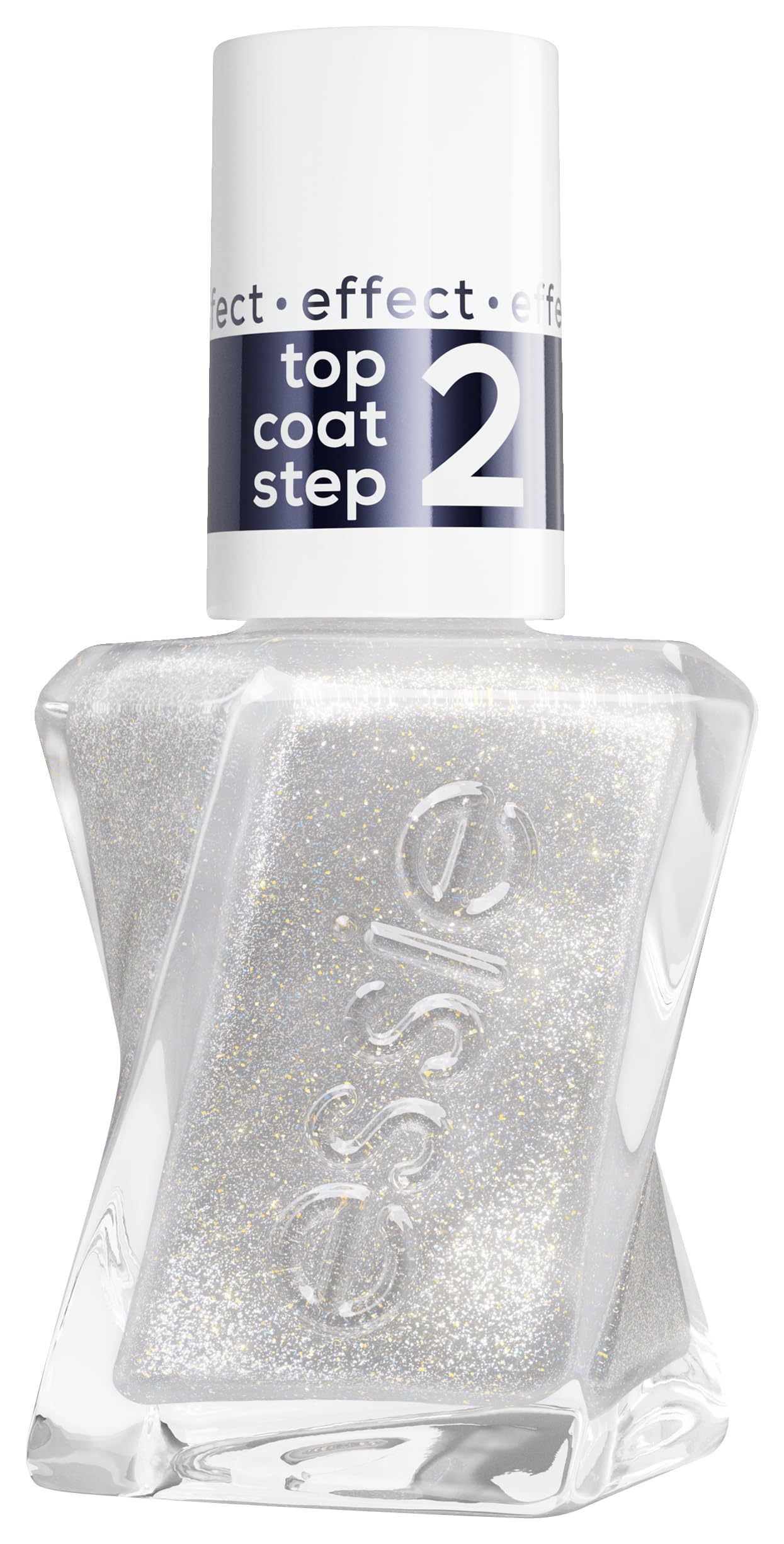 Gel by essie Topcoat Nail Polish, Up to 15 Days of Wear, No UV Light, Longlasting High Shine Nail Varnish, Diamond Dust Topcoat, Chip-Resistant, Vegan, 13.5ml