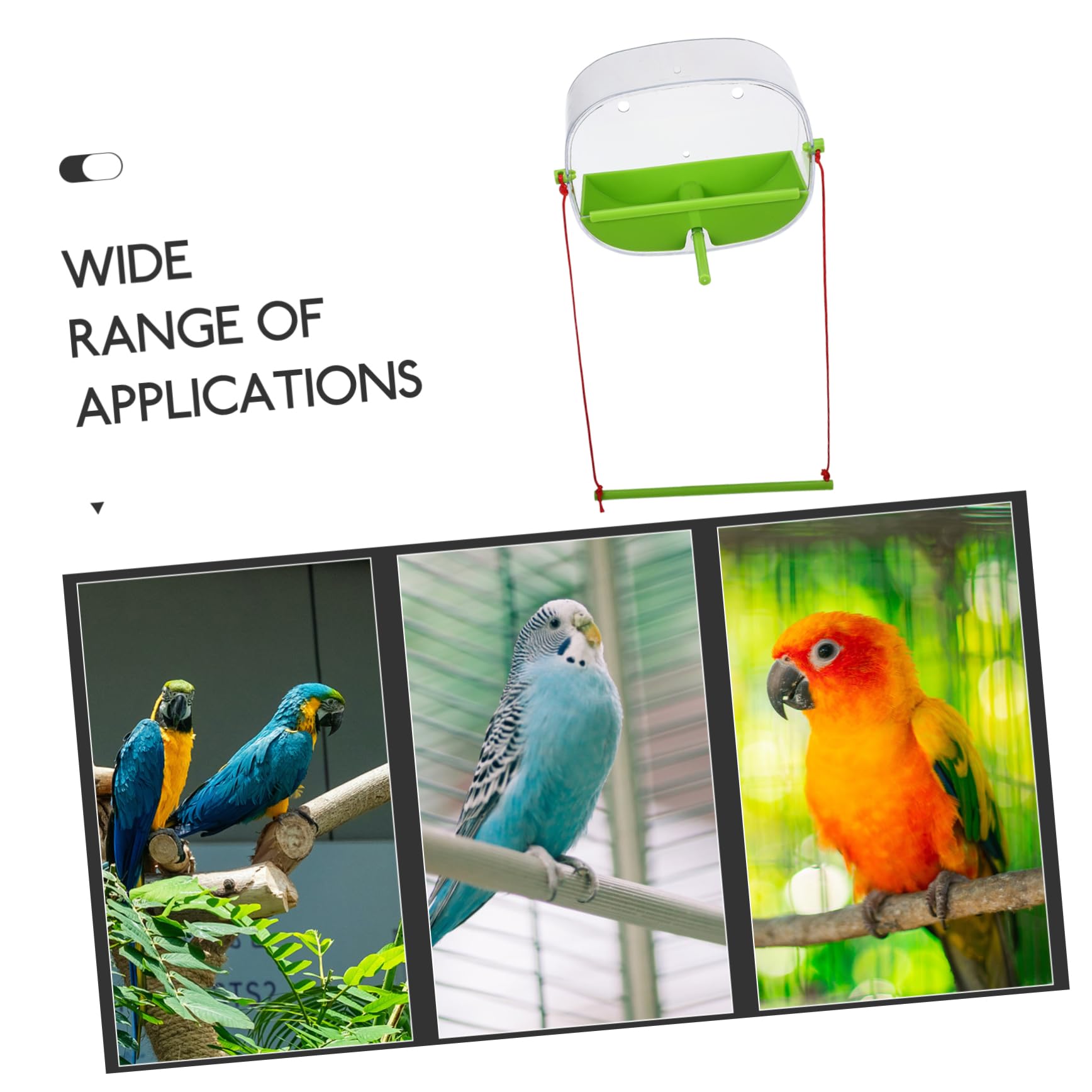 POPETPOP 3 Juegos Comedero para Pájaros Ventosa del Comedero del Colibrí De La Ventana Comederos De Pájaros De Ventana para Exterior Alimentador De Ventana Educación Física Green