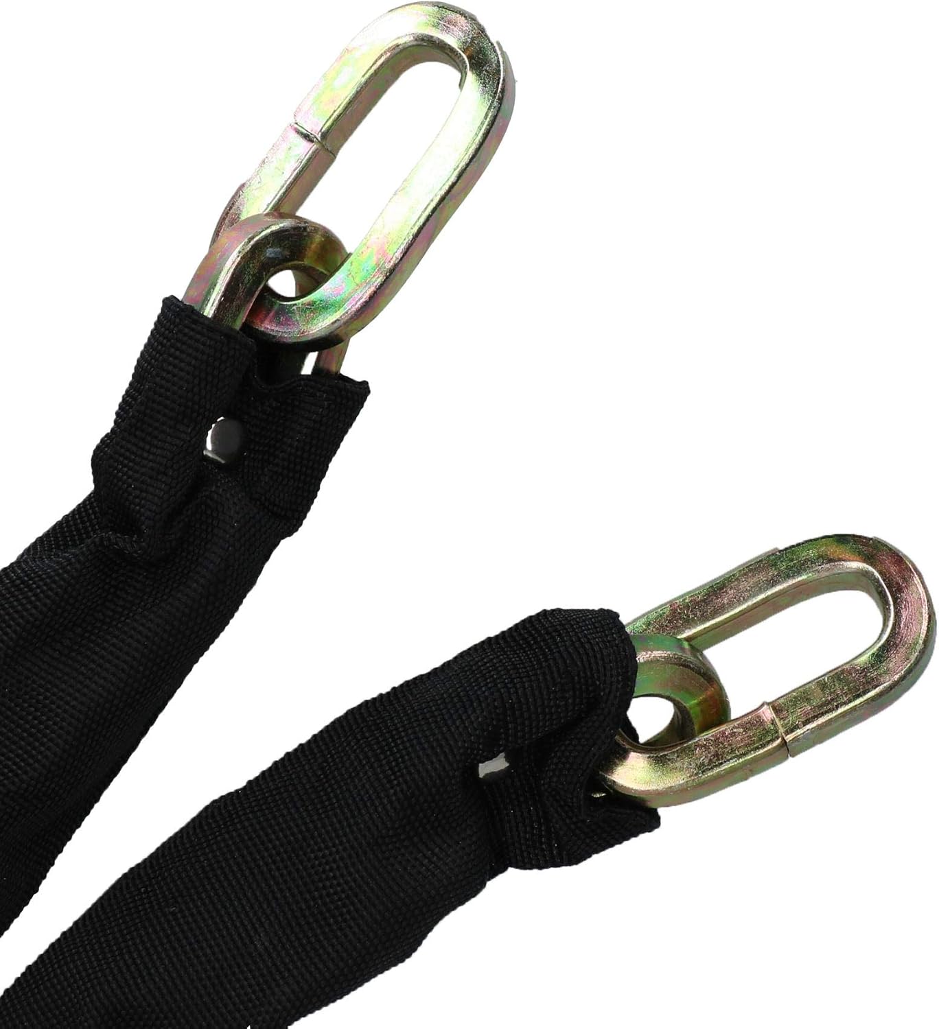 1.8 Metres x 10mm Square Link Heavy Duty Bike Security Chain with Nylon Cover