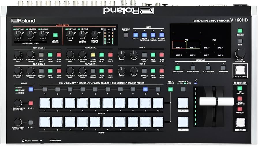 Amazon.co.jp: ROLAND V-160HD STREAMING VIDEO SWITCHER Video