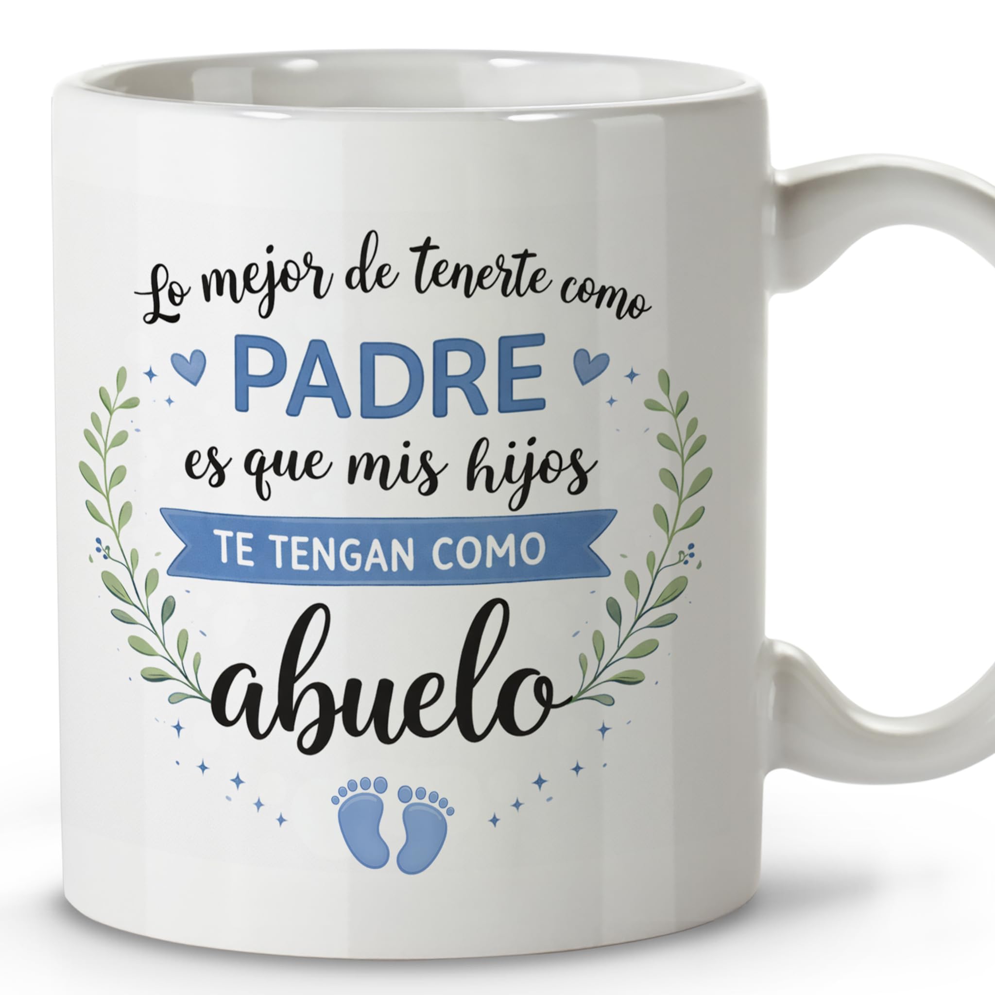 LolaPix Taza Abuela. Regalo Abuelas Dia de la Madre. Regalos para Mama Original. Apta para Lavavajillas. Yaya Regalo. Taza Dia de la Madre Abuela 330ml Color Interior a elegir. Te tengan como Abuela — view 12