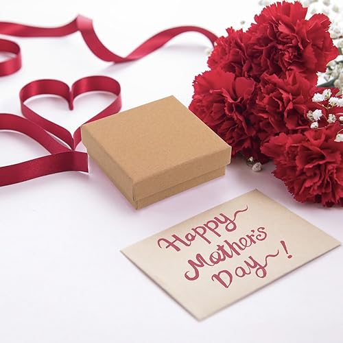 Miniatura 7 de Caja de regalo, caja de regalo, caja de regalo, 12 cajas de regalo cuadradas de cartón para joyas, caja de regalo de papel de cartón relleno de