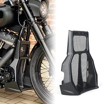 Motorcycle Lower Front Chin Spoiler Air Dam Fairing Cover for Har.Ley-Davidson All M8 Softail Models 2018 2019 2020 2021 2022 2023 2024