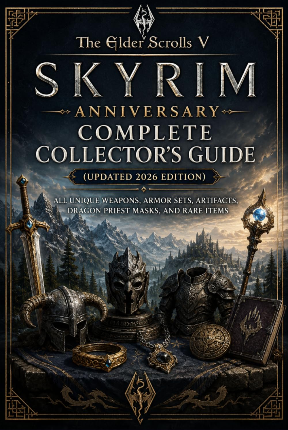 The Elder Scrolls V Skyrim Anniversary Complete Collector’s Guide (Updated 2026 Edition): All Unique Weapons, Armor Sets, Artifacts, Dragon Priest Masks, and Rare Items