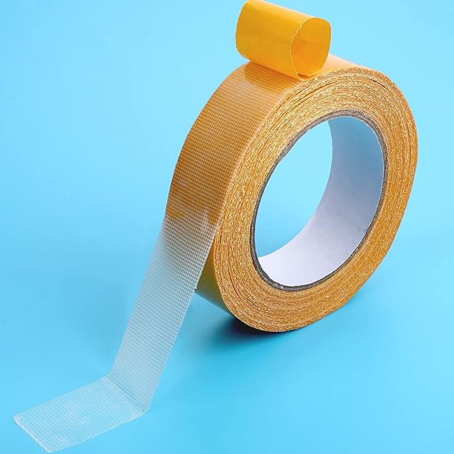 Prasacco Double Sided Carpet Tape, 1.18in x 66 ft Heavy Duty Carpet Tape for Hardwood Floors Multipurpose Non-Marking Tape Suitable for Mats Rugs Wall Hanging Paste Decoration (3cm x 20m)
