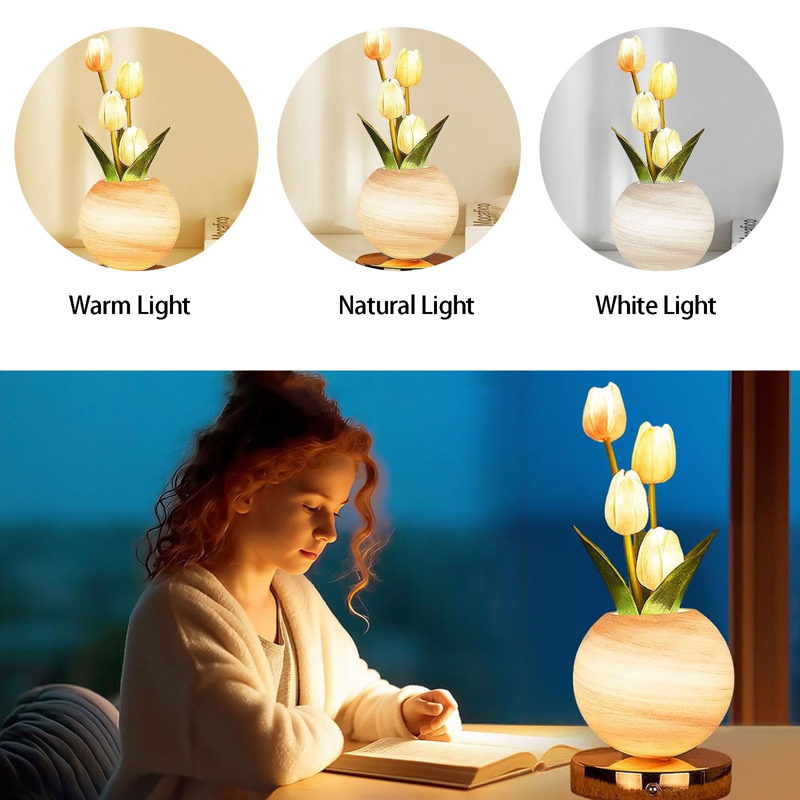 Moderno Decorativo LED Fiore Luce Pratica Forma Fiore Lampada Da Comodino Texture Decorazione Della Casa per Qualsiasi Camera Lampada Blossomy LED