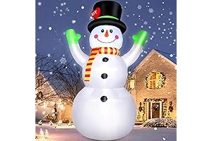 Snowman in Magic Hat Inflatable