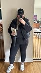 we fleece Plus Size Leggings for Women -Stretchy XL-4XL Yoga Pants Tummy Control High Waist Workout Leggings