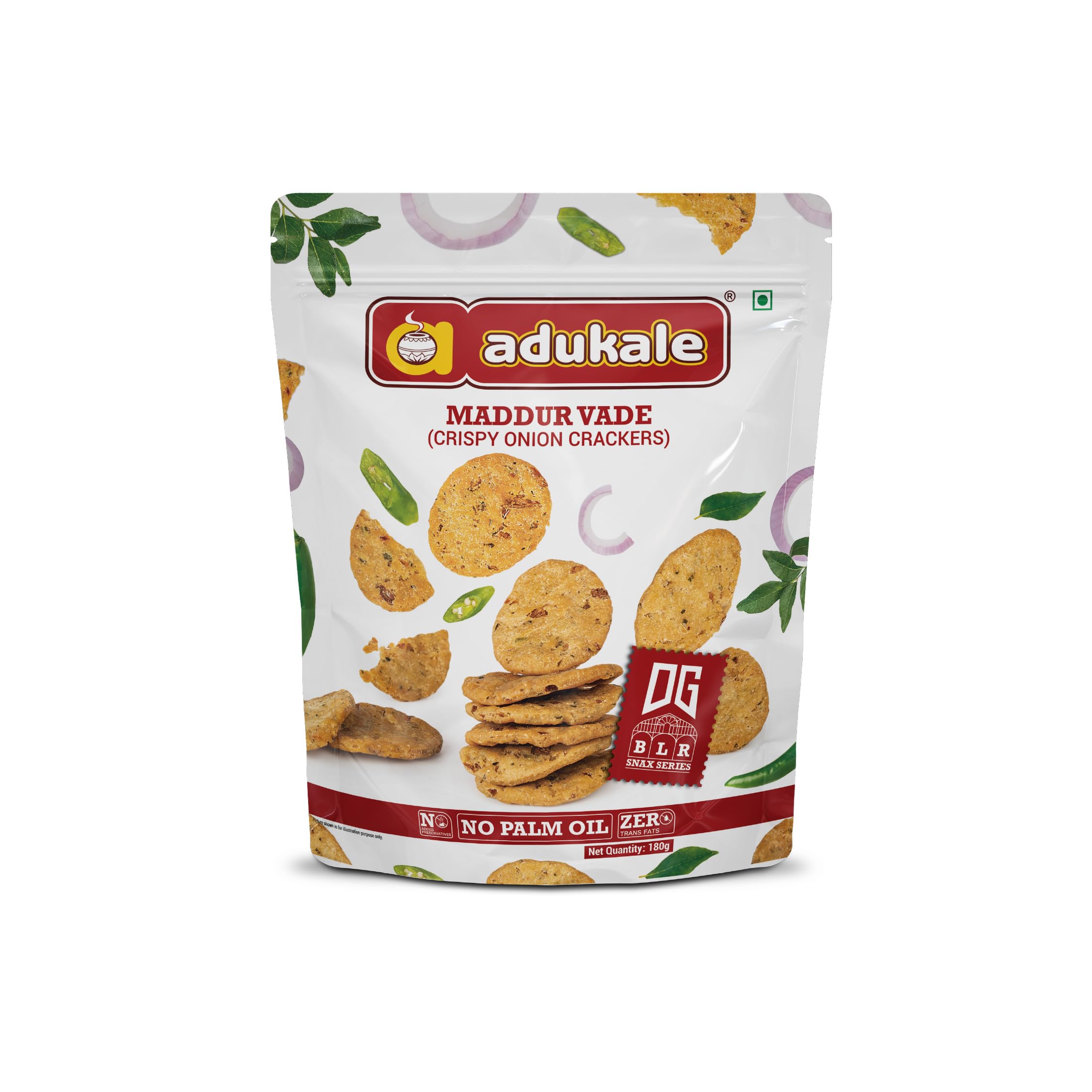 Adukale Maddur Vade | South Indian Snack | Crispy & Soft Texture | No Palm Oil or Preservatives | 400g