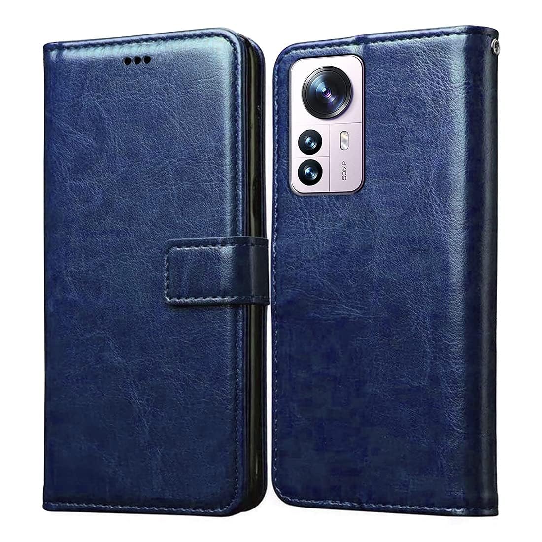 Xiaomi 12 Pro Flip Cover - Leather Wallet Case -7